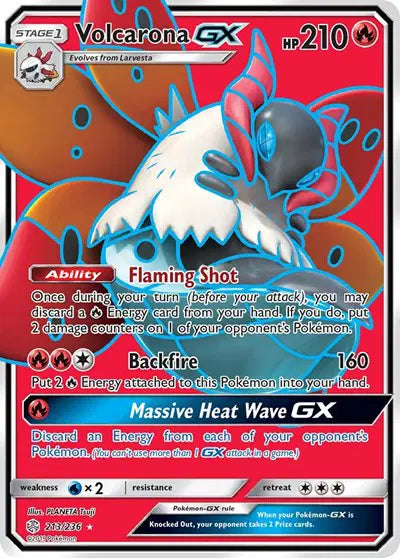 Volcarona GX - 213/236 - Cosmic Eclipse