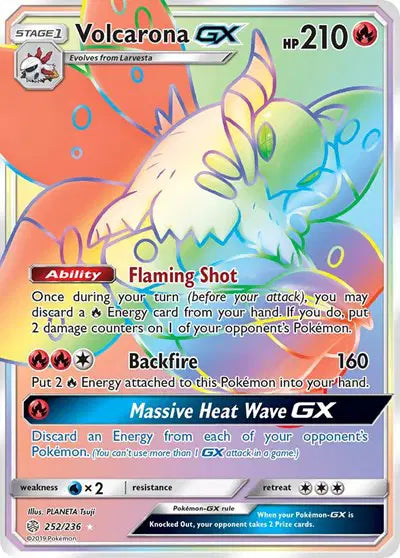 Volcarona GX - 252/236 - Cosmic Eclipse