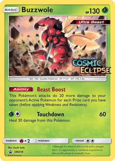 Buzzwole - SM218 - Sun & Moon Promo