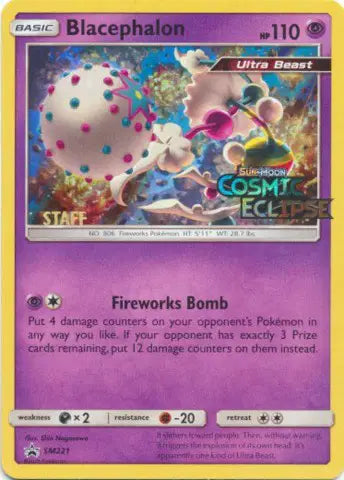 Blacephalon - SM221 - Staff - Sun & Moon Promo