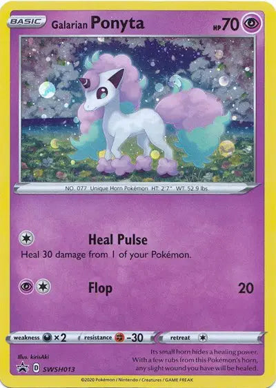 Galarian Ponyta - SWSH013 - Sword & Shield Promo