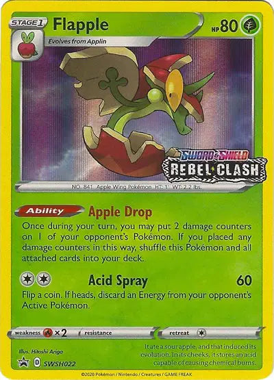 Flapple - SWSH022 - Sword & Shield Promo
