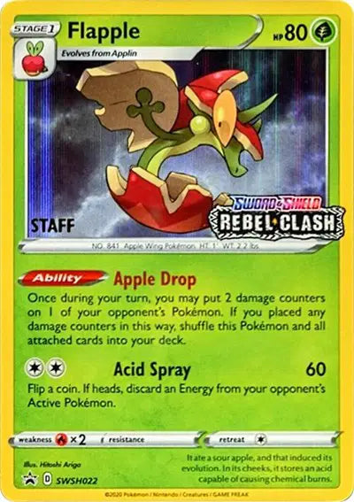 Flapple - SWSH022 - Staff - Sword & Shield Promo