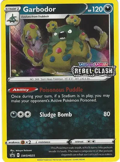 Garbodor - SWSH025 - Sword & Shield Promo