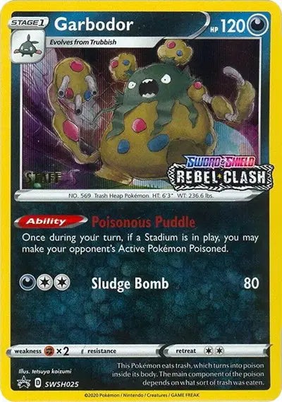 Garbodor - SWSH025 - Staff - Sword & Shield Promo
