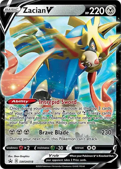 Zacian V - SWSH018 - Sword & Shield Promo