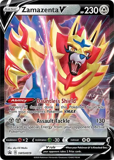 Zamazenta V - SWSH019 - Sword & Shield Promo