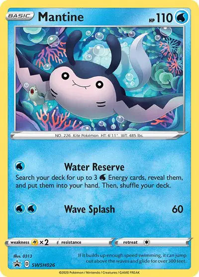 Mantine - SWSH026 - Sword & Shield Promo