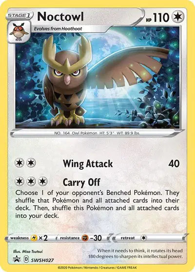 Noctowl - SWSH027 - Sword & Shield Promo