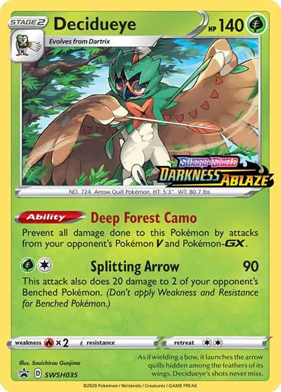 Decidueye - SWSH035 - Sword & Shield Promo