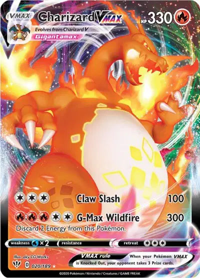 Charizard VMAX - 020/189 - Darkness Ablaze