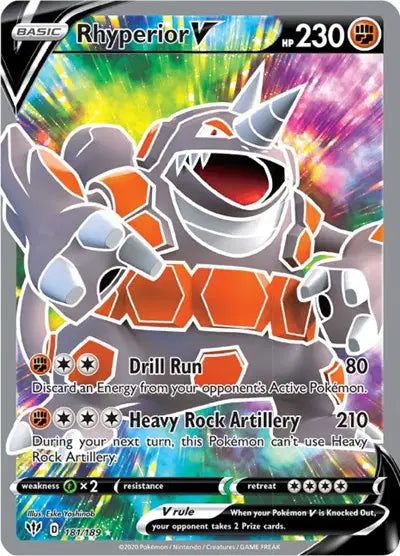 Rhyperior V - 181/189 - Darkness Ablaze