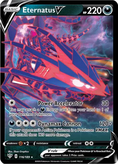 Eternatus V - 116/189 - Darkness Ablaze
