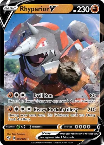 Rhyperior V - 095/189 - Darkness Ablaze