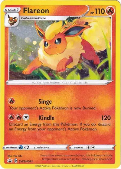 Flareon - SWSH041 - Sword & Shield Promo