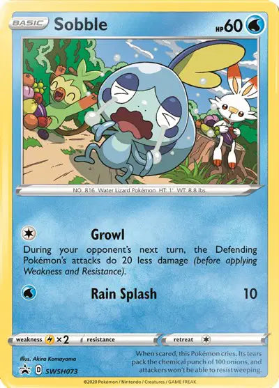 Sobble - SWSH073 - Sword & Shield Promo