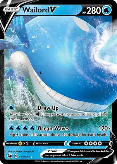 Wailord V - 13/73 - Champion's Path