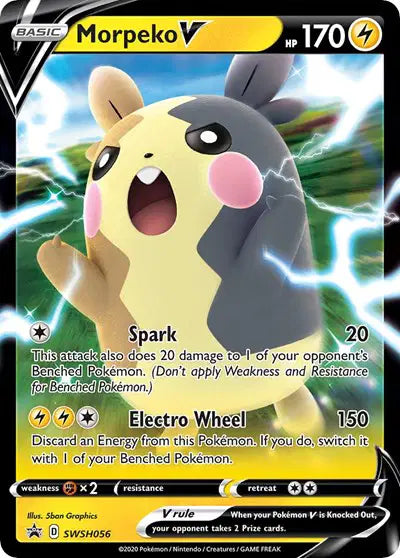 Morpeko V - SWSH056 - Sword & Shield Promo
