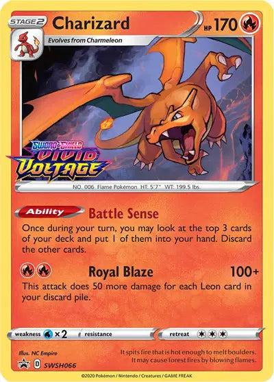Charizard - SWSH066 - Sword & Shield Promo