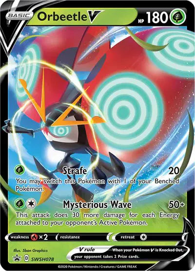 Orbeetle V - SWSH078 - Sword & Shield Promo