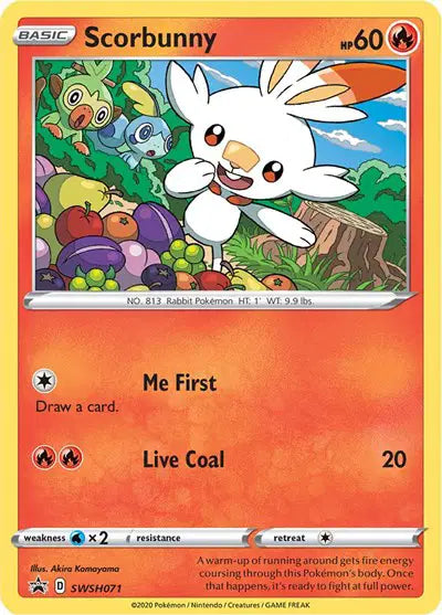 Scorbunny - SWSH071 - Sword & Shield Promo