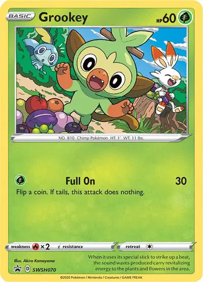 Grookey - SWSH070 - Sword & Shield Promo