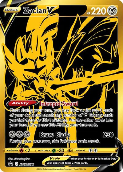 Zacian V - SWSH076 - Sword & Shield Promo