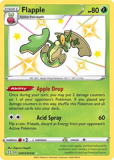 Flapple - SV013/SV122 - Shining Fates - Shiny Vault
