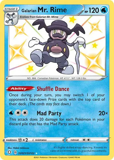 Galarian Mr. Rime - SV021/SV122 - Shining Fates - Shiny Vault