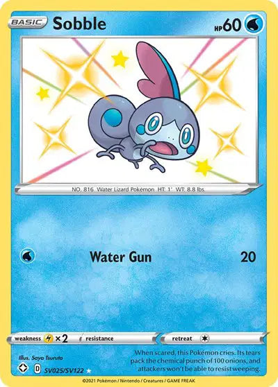 Sobble - SV025/SV122 - Shining Fates - Shiny Vault