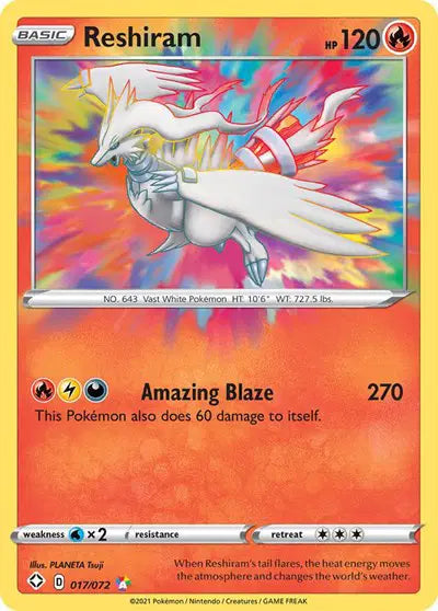 Reshiram - 017/072 - Shining Fates