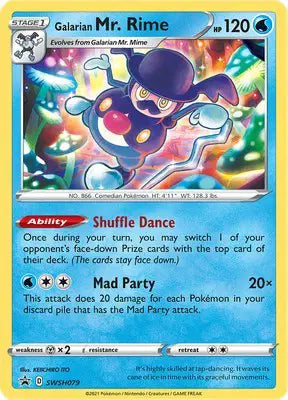 Galarian Mr. Rime - SWSH079 - Sword & Shield Promo
