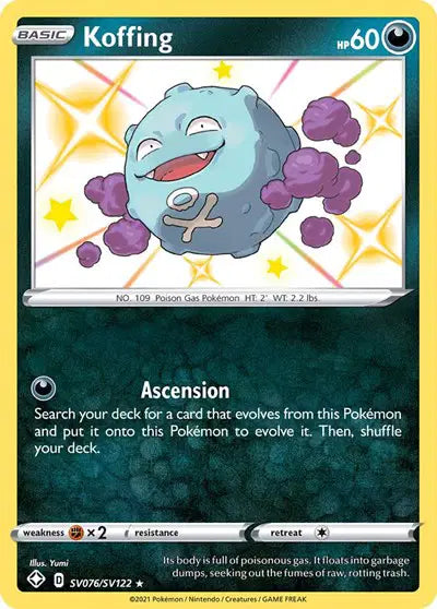Koffing - SV076/SV122 - Shining Fates - Shiny Vault