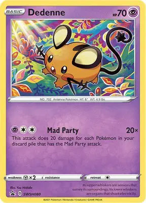Dedenne - SWSH080 - Sword & Shield Promo