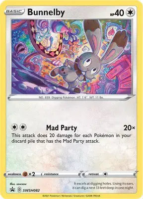 Bunnelby - SWSH082 - Sword & Shield Promo