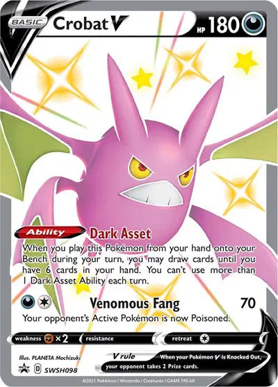 Crobat V - SWSH098 - Sword & Shield Promo