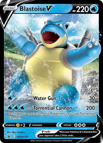 Blastoise V - SWSH101 - Sword & Shield Promo