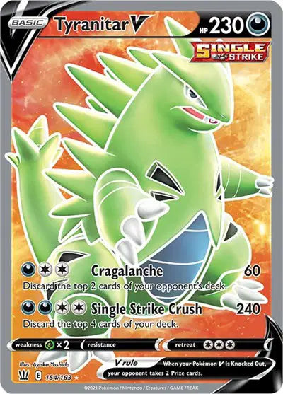 Tyranitar V - 154/163 - Battle Styles