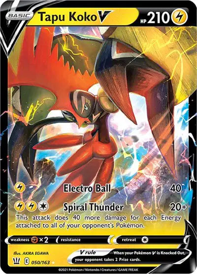 Tapu Koko V - 050/163 - Battle Styles