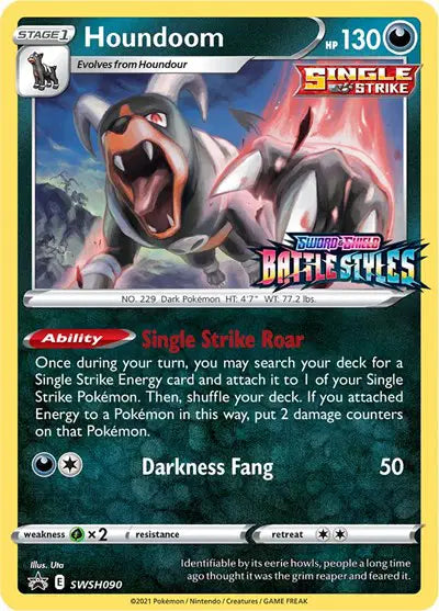 Houndoom - SWSH090 - Sword & Shield Promo