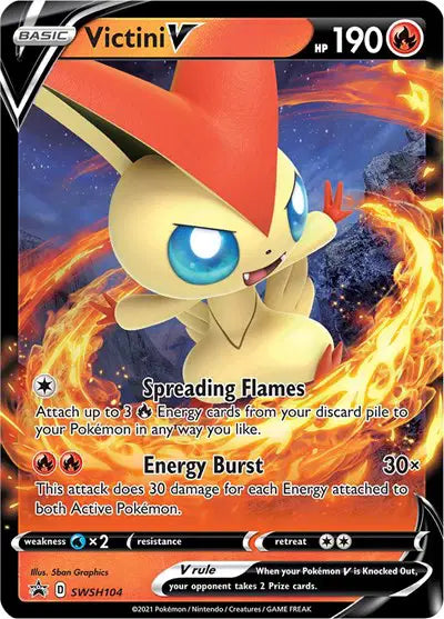 Victini V - SWSH104 - Sword & Shield Promo