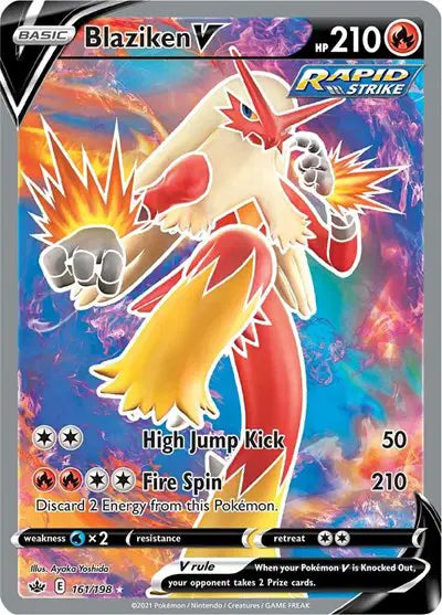 Blaziken V - 161/198 - Chilling Reign