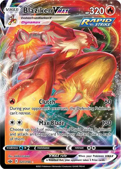 Blaziken VMAX - 021/198 - Chilling Reign