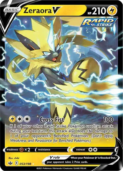 Zeraora V - 053/198 - Chilling Reign