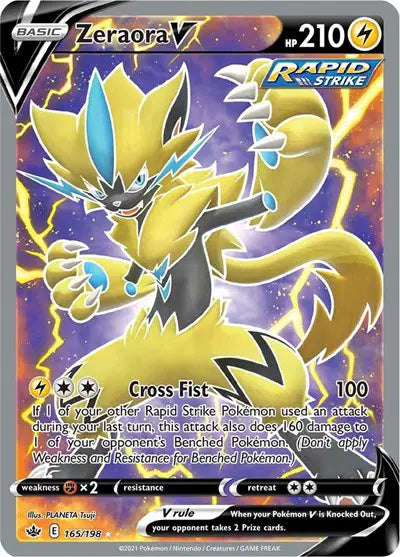 Zeraora V - 165/198 - Chilling Reign