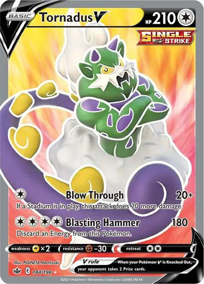 Tornadus V - 184/198 - Chilling Reign