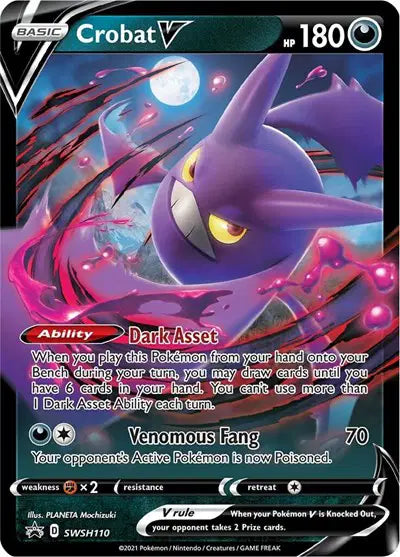 Crobat V - SWSH110 - Sword & Shield Promo