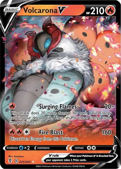 Volcarona V - 021/203 - Evolving Skies