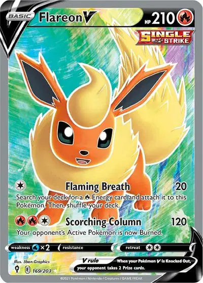 Flareon V - 169/203 - Evolving Skies