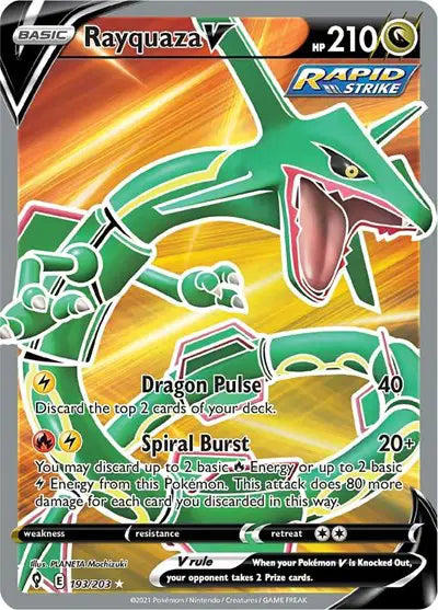 Rayquaza V - 193/203 - Evolving Skies